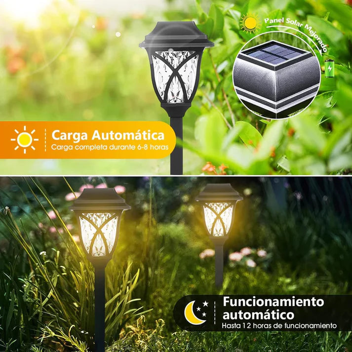 Faros Solares para Jardín x 2 UNIDADES