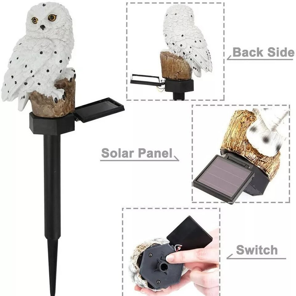 Estaca Solar Buho 42 Cm (set de 2 unidades)
