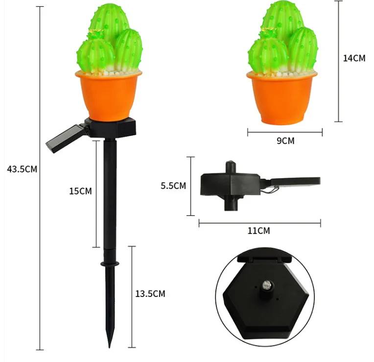 Estaca Cactus Solar