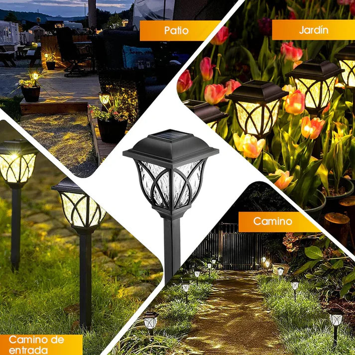 Faros Solares para Jardín x 2 UNIDADES