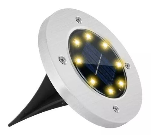 Caminero Solar Luz Amarilla x4