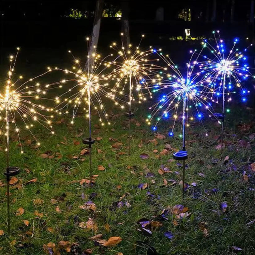 Estaca Solar Fuegos Artificiales