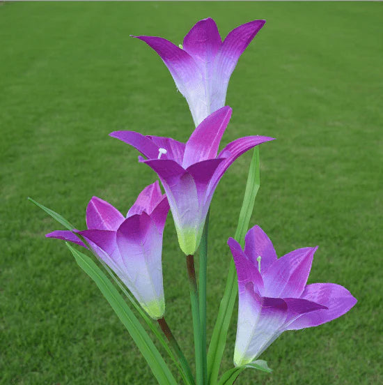 Estaca Flor Solar ( 3 flores, 1 estaca )